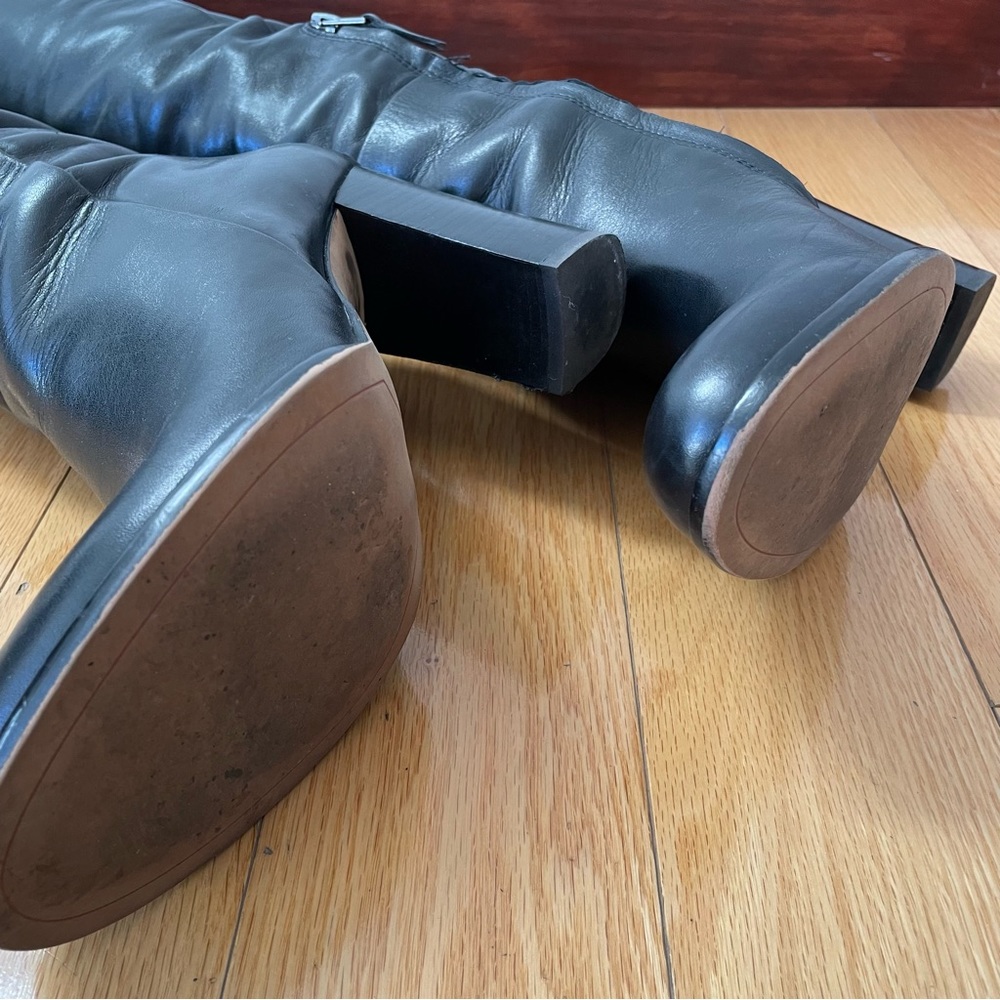 Sam Edelman “Rylan” over the knee boot, black leather. - Picture 7 of 8